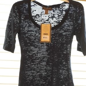 New with tags Bitten Womens Black top